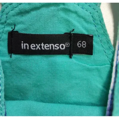 Salopeta Bumbac In Extenso verde Cu imprimeu pentru Bebe 68 foto 4