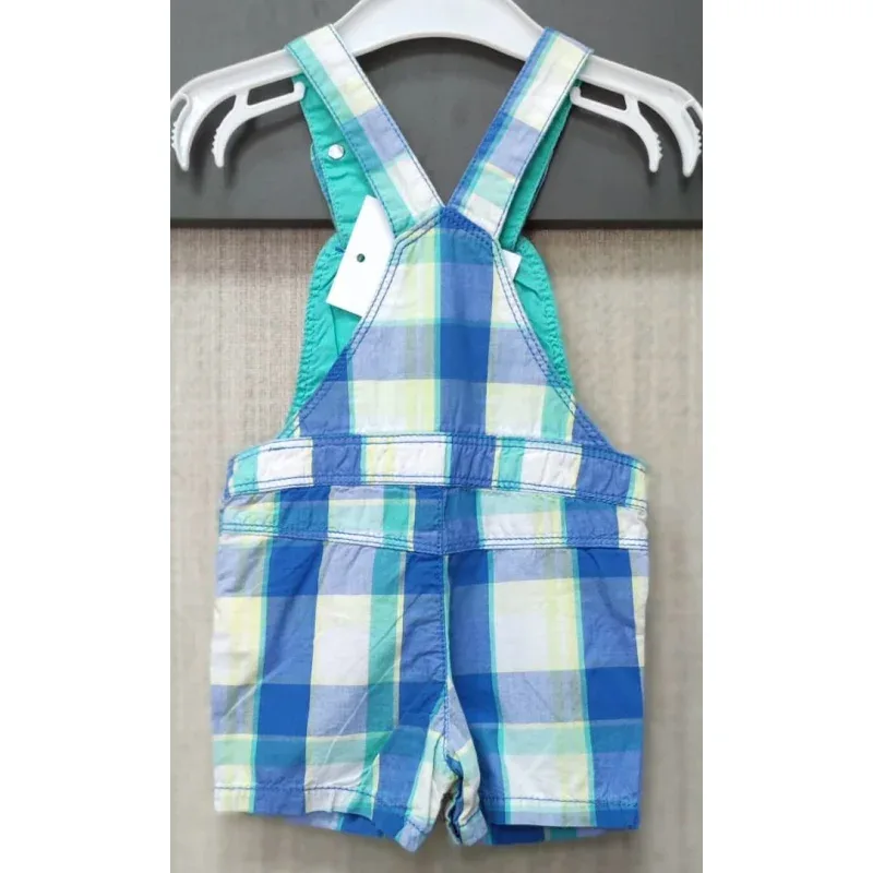 Salopeta Bumbac In Extenso verde Cu imprimeu pentru Bebe 68
