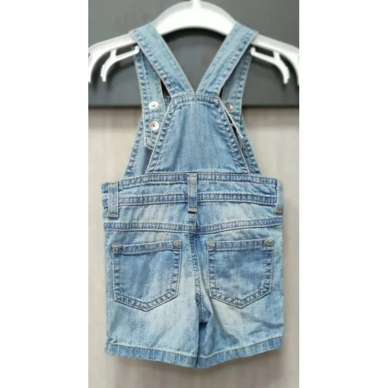 Salopeta Denim Benetton bleu pentru Bebe 56
