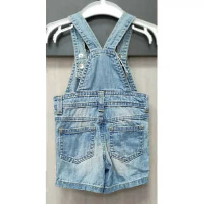 Salopeta Denim Benetton bleu pentru Bebe 56 foto 3