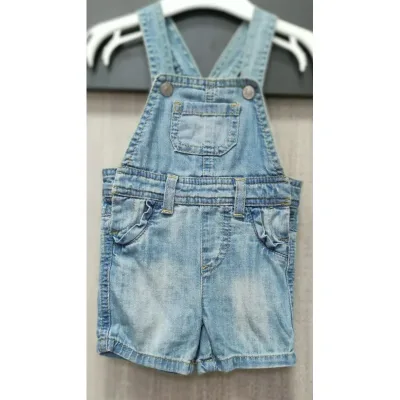 Salopeta Denim Benetton bleu pentru Bebe 56 foto 2