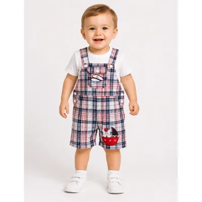 Salopeta Bumbac Fără brand alb rosu bleumarin Cu imprimeu pentru Baieti 80