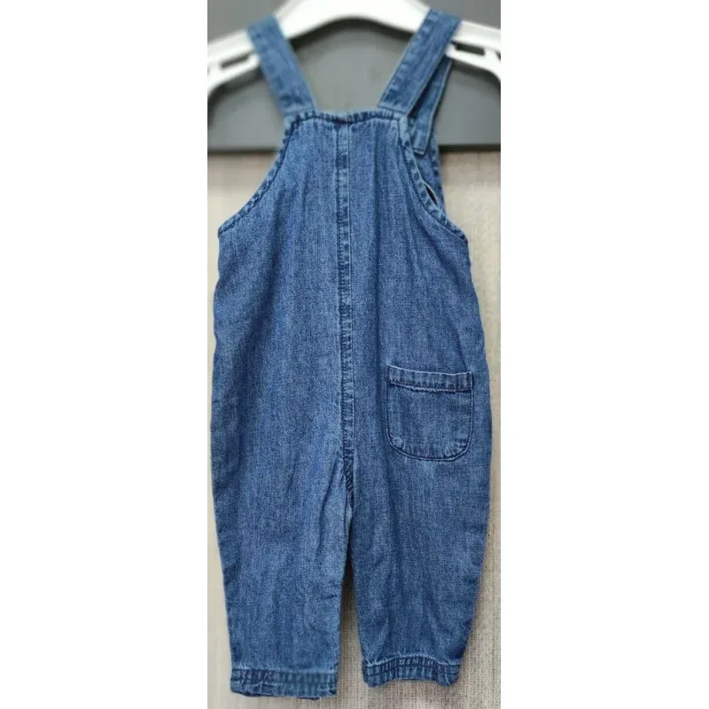 Salopeta Denim DopoDopo albastru Cu imprimeu pentru Bebe 56