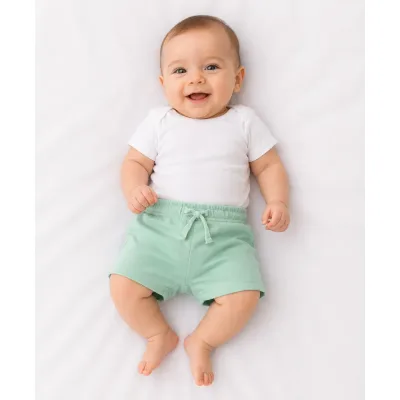 Pantalon Bumbac George verde pentru Bebe 68