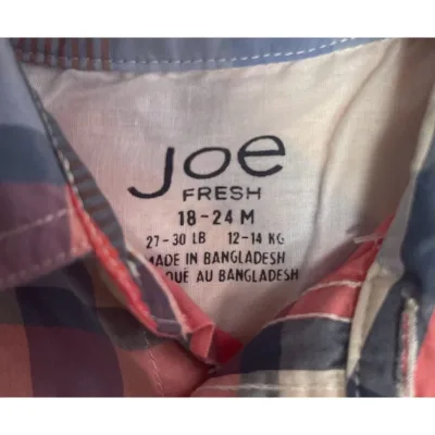 Cămăși Bumbac Joe Fresh multicolor Cu imprimeu pentru Baieti 86 foto 4