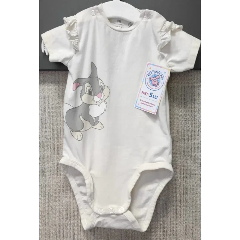 Body Bumbac H&M crem Cu imprimeu pentru Bebe 68