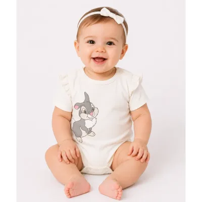 Body Bumbac H&M crem Cu imprimeu pentru Bebe 68