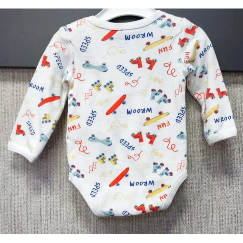Body Bumbac So Cute alb multicolor Cu imprimeu pentru Baieti 74