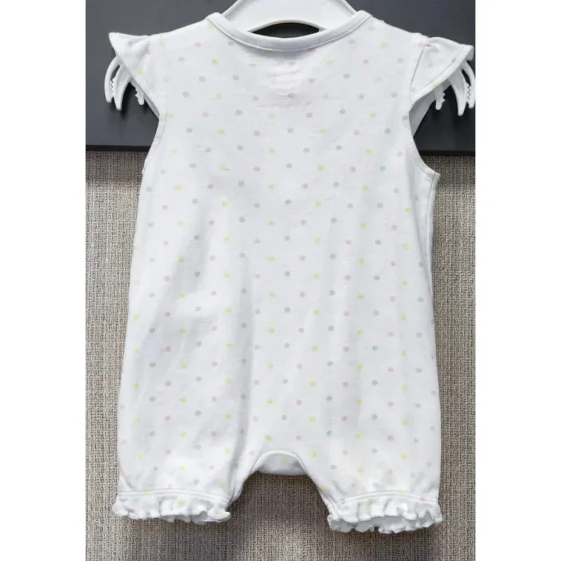 Salopeta Bumbac C&A Baby Club alb Cu imprimeu pentru Bebe