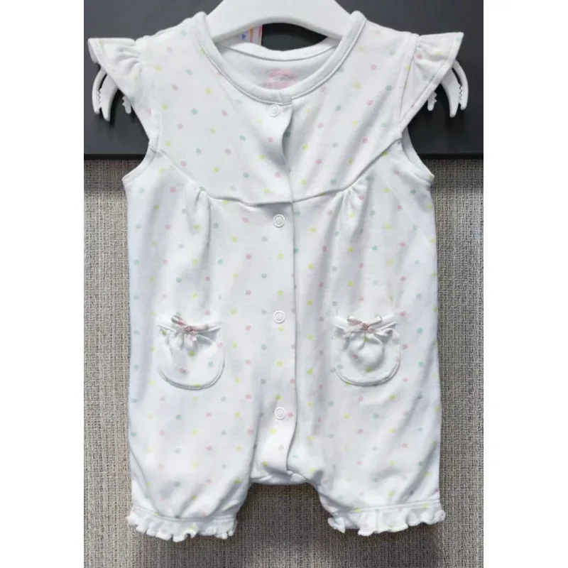 Salopeta Bumbac C&A Baby Club alb Cu imprimeu pentru Bebe