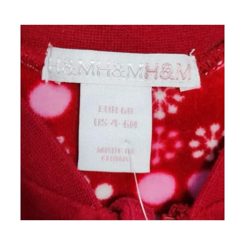 Hanorac Amestec materiale H&M rosu pentru Bebe 68