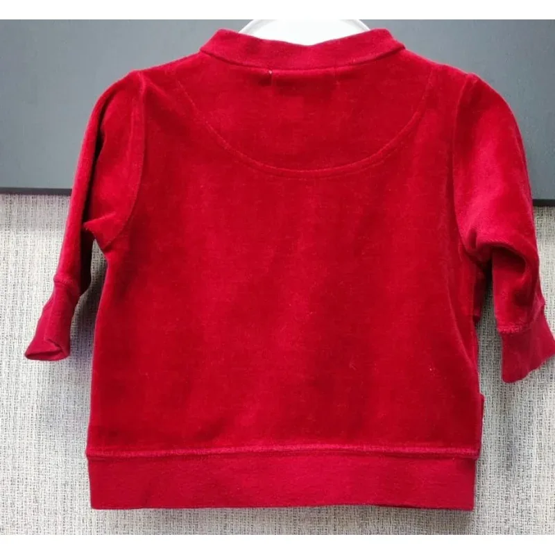 Hanorac Amestec materiale H&M rosu pentru Bebe 68