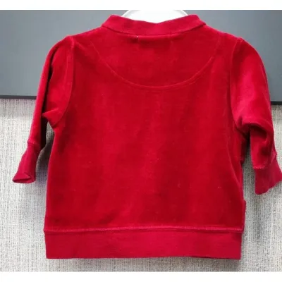 Hanorac Amestec materiale H&M rosu pentru Bebe 68 foto 3