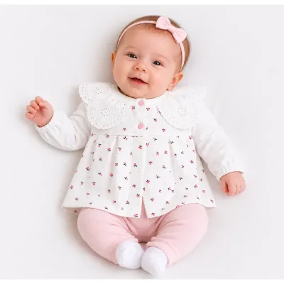 Bluza Bumbac Baby ivoire Cu imprimeu pentru Bebe 62