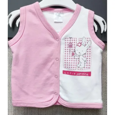 Vesta Bumbac Fără brand roz Cu imprimeu pentru Bebe 62 foto 2