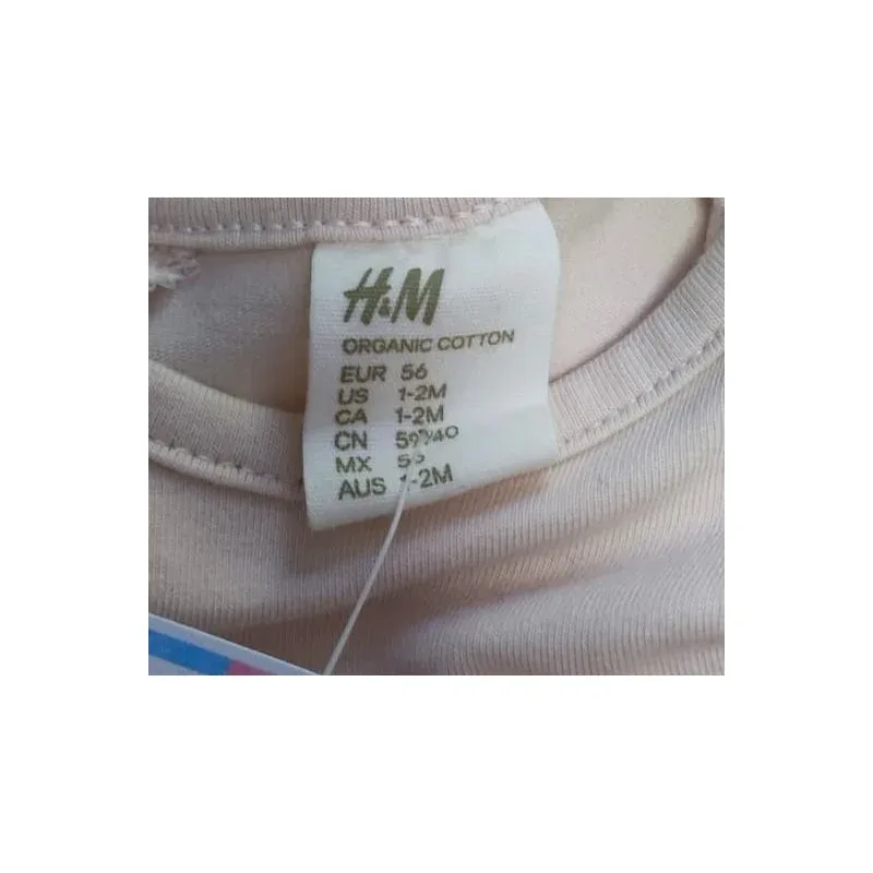 Rochie Bumbac H&M crem pentru Bebe 56