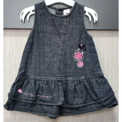 Rochie Denim C&A Baby Club gri Cu imprimeu pentru Fete 74 foto 2