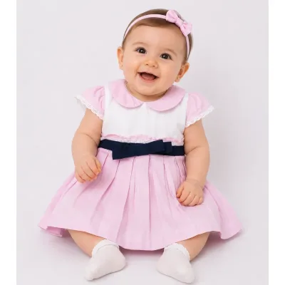 Rochie Bumbac newness roz pentru Fete 74
