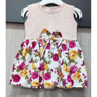 Rochie Amestec materiale Fără brand trandifiriu Cu imprimeu pentru Bebe 62 foto 2