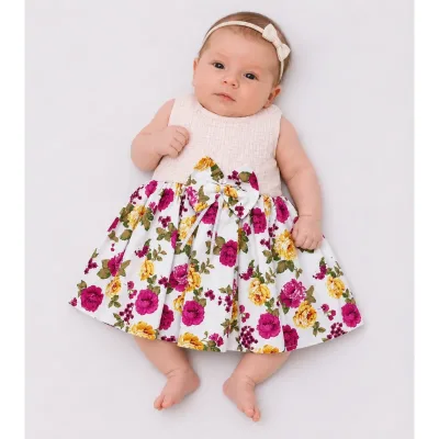 Rochie Amestec materiale Fără brand trandifiriu Cu imprimeu pentru Bebe 62