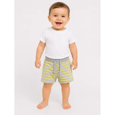 Pantalon Bumbac Lupilu gri galben pentru Baieti 80