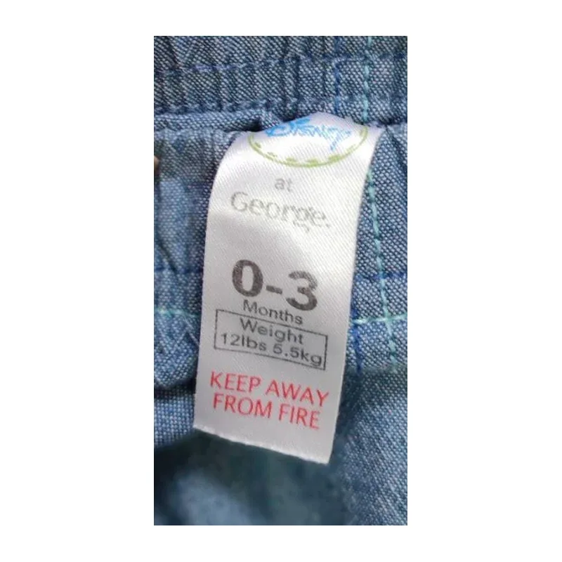 Pantalon Bumbac George albastru pentru Bebe