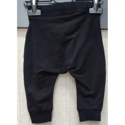 Pantalon Bumbac H&M negru Cu imprimeu pentru Bebe 68 foto 3