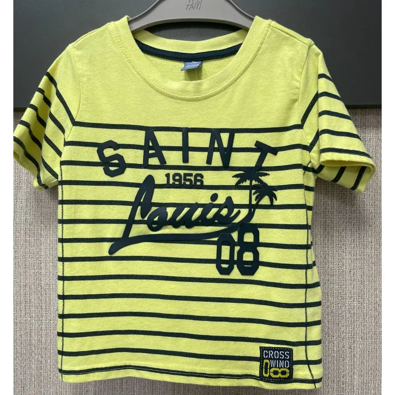 Tricou Bumbac DopoDopo galben Cu imprimeu pentru Baieti 98