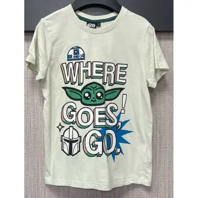 Tricou Bumbac Star Wars verde Cu imprimeu pentru Baieti 122 foto 2
