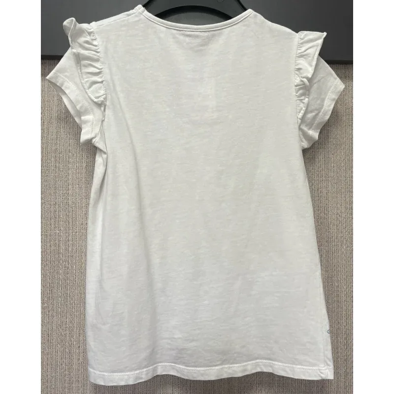 Tricou Bumbac Little Kids alb Cu imprimeu pentru Fete 128