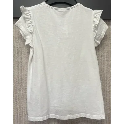 Tricou Bumbac Little Kids alb Cu imprimeu pentru Fete 128 foto 3
