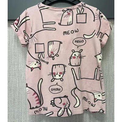 Tricou Bumbac Little Kids roz Cu imprimeu 122 foto 3