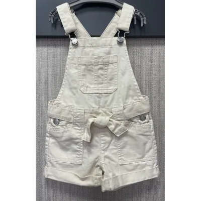 Salopeta Denim Denim Co crem pentru Fete 110 foto 2