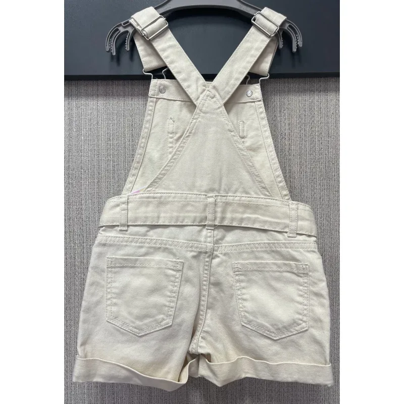 Salopeta Denim Denim Co crem pentru Fete 110