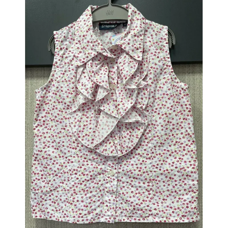 Bluza Bumbac EDC Brand alb multicolor Cu imprimeu pentru Fete 116