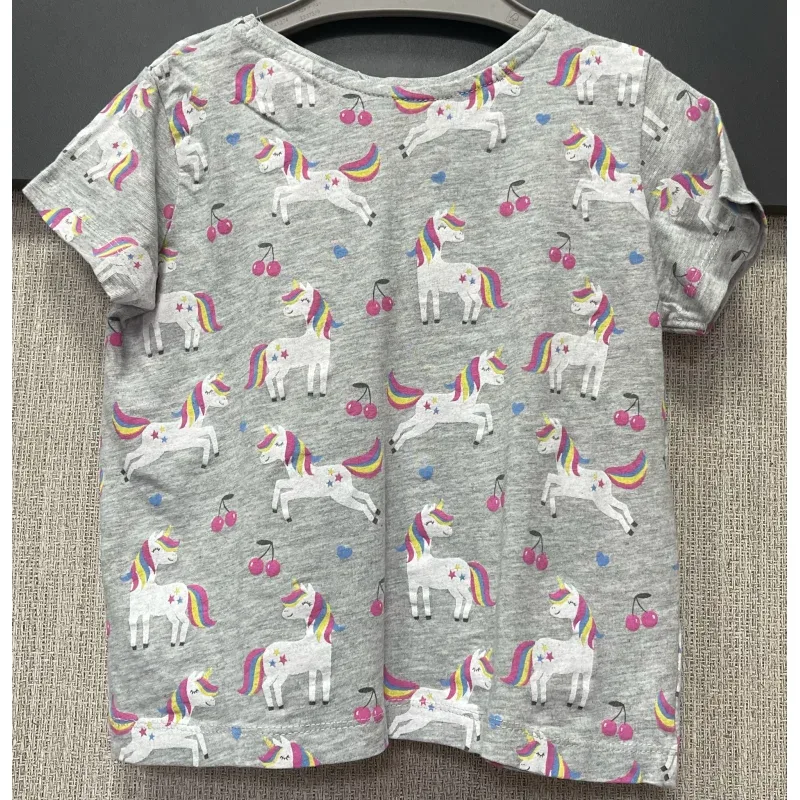 Tricou Bumbac Primark gri Cu imprimeu pentru Fete 104