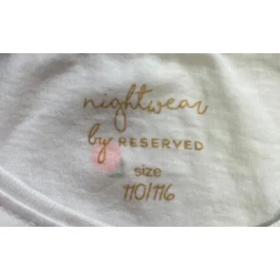 Tricou Bumbac Reserved Kids alb Cu imprimeu 110 foto 4
