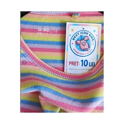 Bluza Bumbac Anko multicolor pentru Fete 146 foto 4