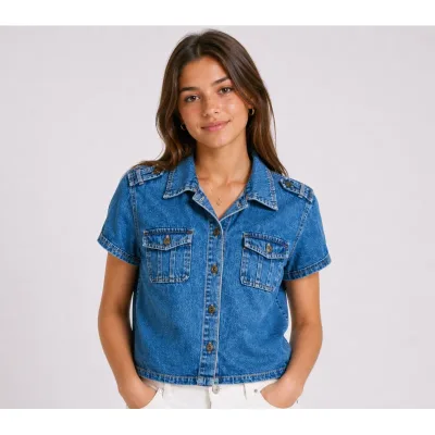 Cămăși Denim on you albastru pentru Fete 164