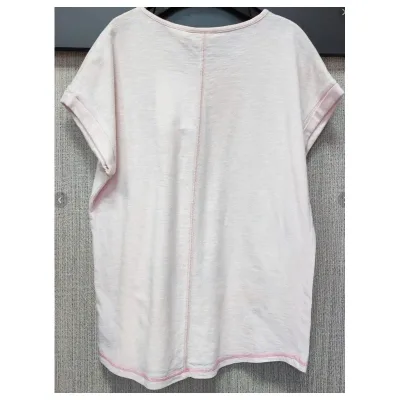 Tricou Bumbac Next roz Cu imprimeu 134 foto 3