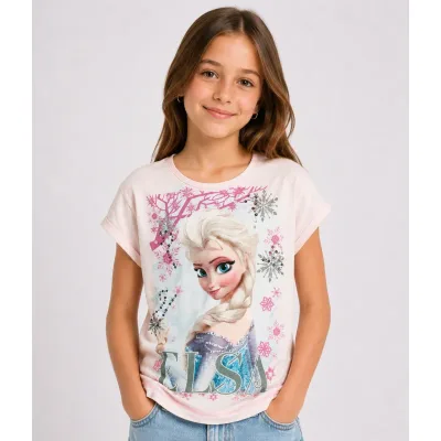 Tricou Bumbac Next roz Cu imprimeu 134