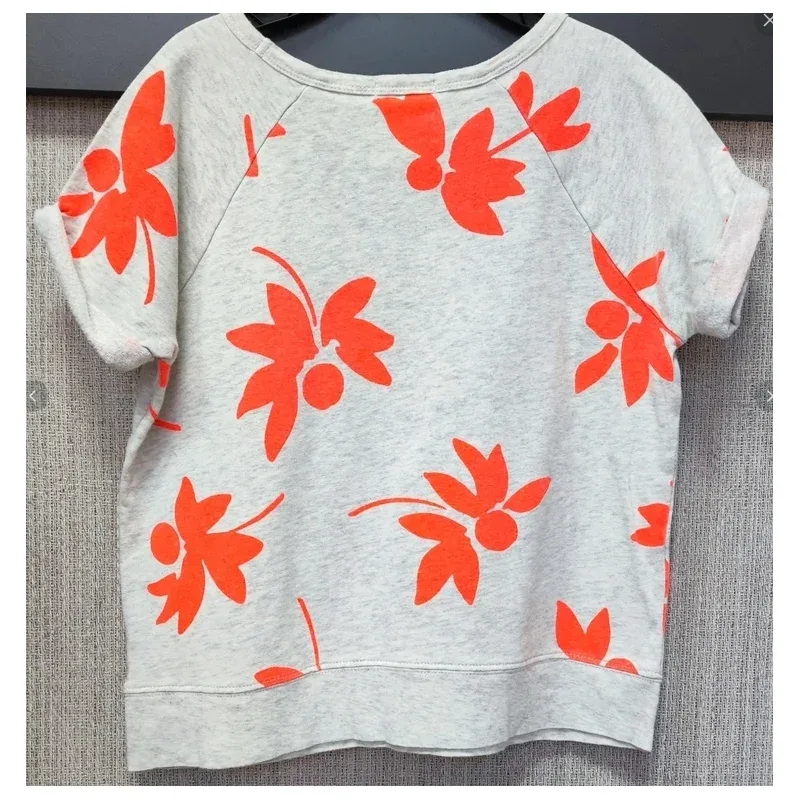 Bluza Bumbac crewcuts gri portocaliu Cu imprimeu pentru Fete 128