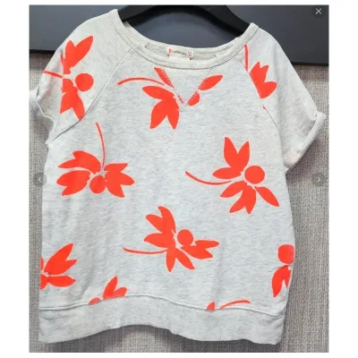 Bluza Bumbac crewcuts gri portocaliu Cu imprimeu pentru Fete 128 foto 2