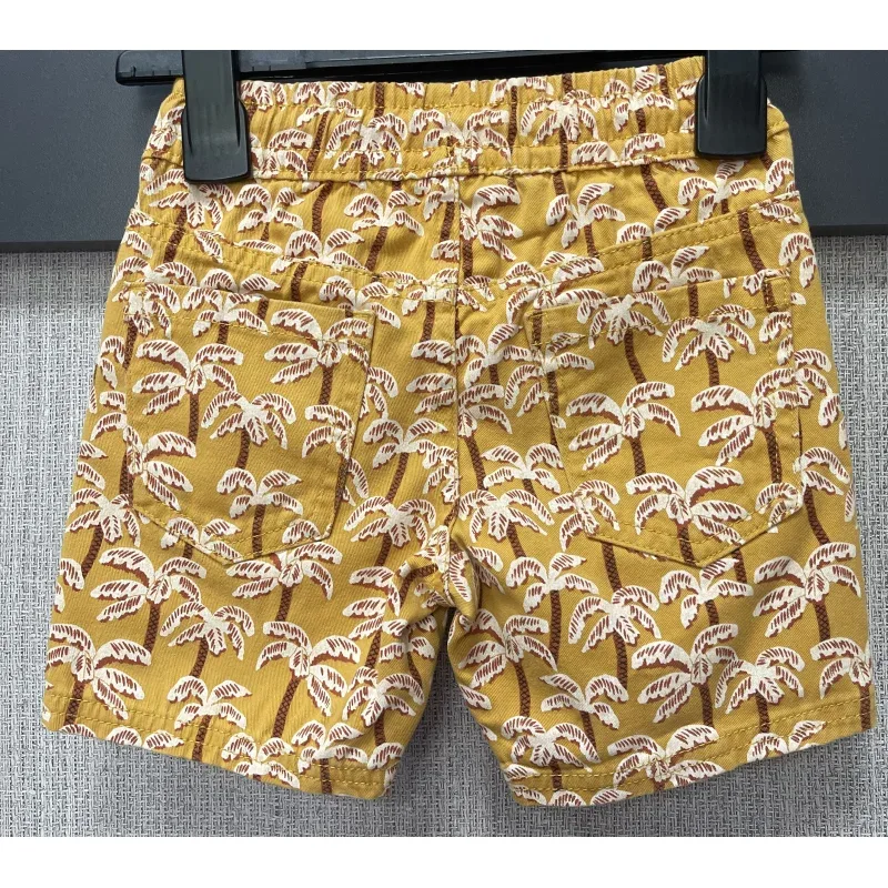 Pantalon Bumbac Du Pareil au Même Mustar pentru Baieti 98