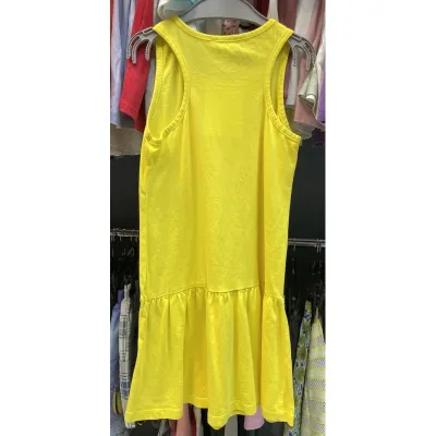 Rochie Bumbac KOTON KIDS Galben pentru Fete 110 foto 2