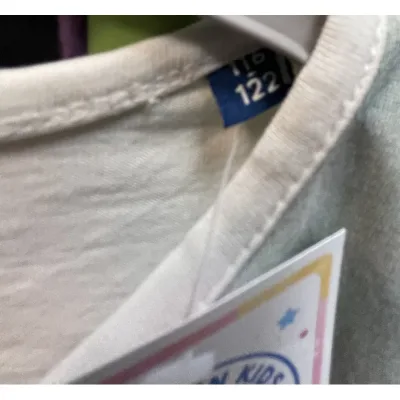 Tricou Bumbac Tom Tailor Alb Cu imprimeu pentru Fete 116 foto 4