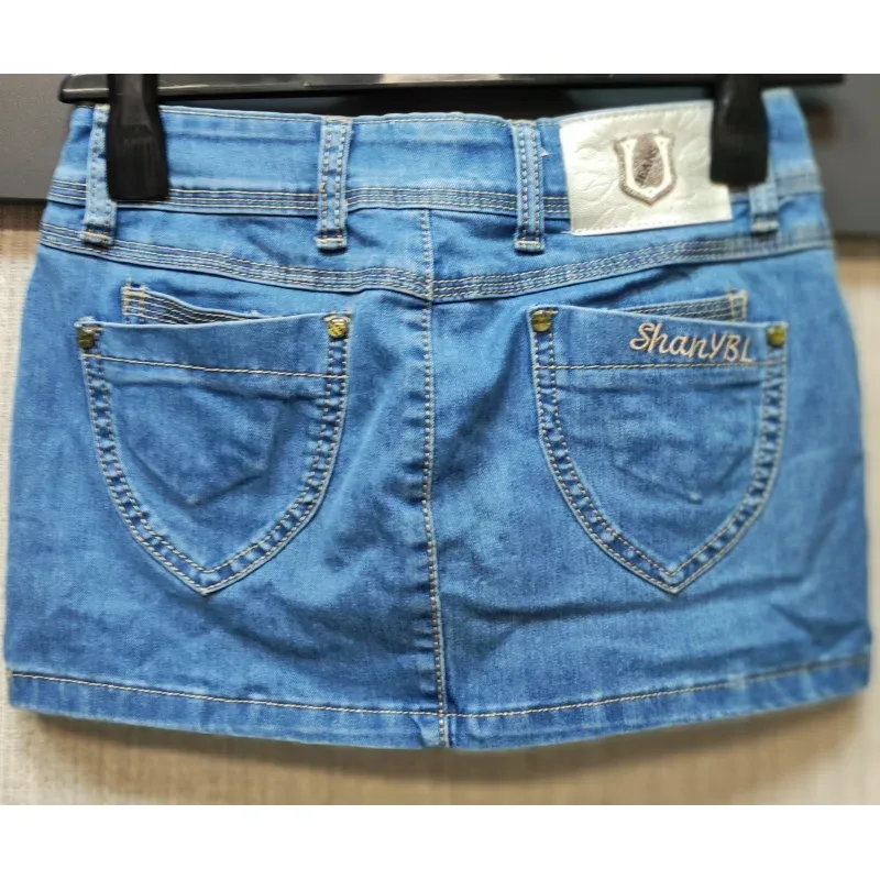 Fusta Denim Fără brand Albastru pentru Fete S
