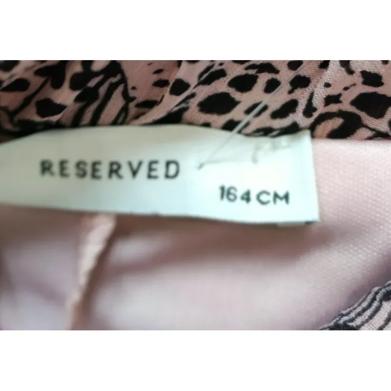 Fusta Amestec materiale Reserved Roz negru Cu imprimeu pentru Fete 164