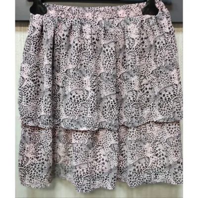 Fusta Amestec materiale Reserved Roz negru Cu imprimeu pentru Fete 164