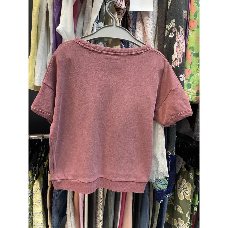 Tricou Bumbac Reserved Mov Cu imprimeu pentru Fete 104